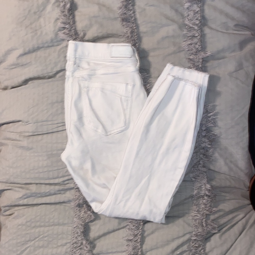 Express White Ripped Jeans - Picture 3 of 7